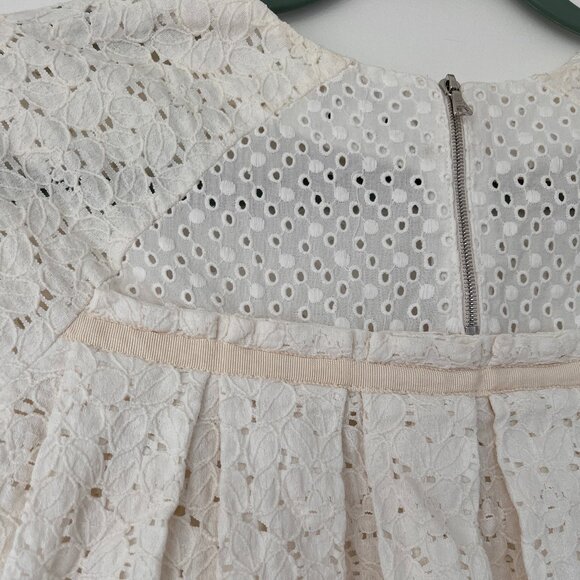 Suno lace/ eyelette ss top - Picture 4 of 6